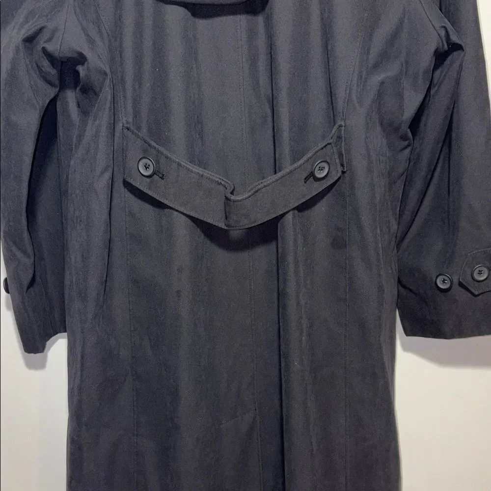London Fog Black Trench Coat